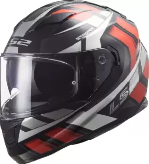 LS2 FF320 Stream Evo Loop Helmet, black-red, Size L, black-red, Size L