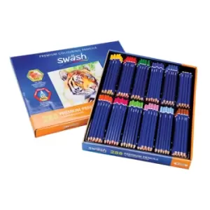 Swash Classbox 288 Premium Hexagonal Coloured Pencils
