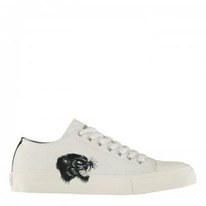 Ed Hardy Hardy Panther Head Trainers - White