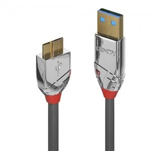 Lindy 36656 USB cable 0.5 m 3.2 Gen 1 (3.1 Gen 1) USB A Micro-USB B Grey