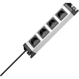 Kopp 226120010 Power strip (w/o switch) Grey, Black PG connector