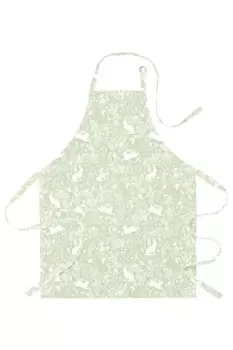 William Morris Forest Life Green Cotton Apron