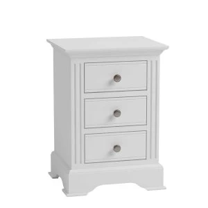 Bingley Large Bedside Cabinet - White