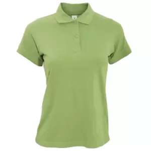B&C Safran Pure Ladies Short Sleeve Polo Shirt (XL) (Pistachio)