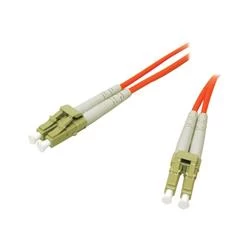 C2G 1m LC/LC LSZH Duplex 62.5/125 Multimode Fibre Patch Cable - Orange