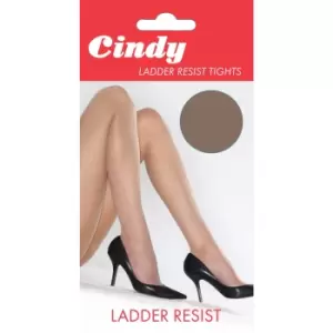 Cindy Womens/Ladies Ladder Resist Tights (1 Pair) (Large (5ft6a-5ft10a)) (Paloma Mink)
