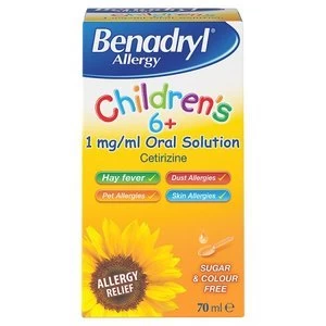 Benadryl For Children 70ml