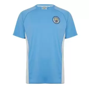 Source Lab Lab Manchester City FC Poly T-Shirt Mens - Blue