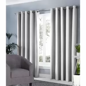 Ground Level Groundlevel Blackout Curtains Silver 46X54