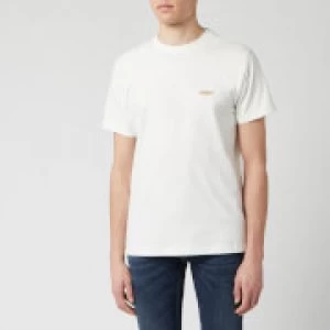 Nudie Jeans Mens Daniel Logo T-Shirt - Off White - M