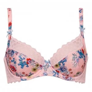Figleaves Chloe Underwired Non-Pad Bra - Pink