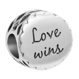 Chamilia Inspirations Sterling Silver Love Wins Charm
