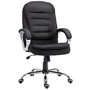 Vinsetto Office Chair Black Sponge, PU, Linen 921-170V70BK
