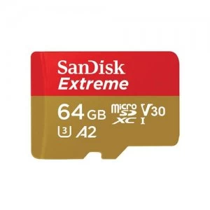 SanDisk Extreme memory card 64GB MicroSD