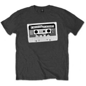 5 Seconds of Summer Tape Mens Charcoal T Shirt: X Large