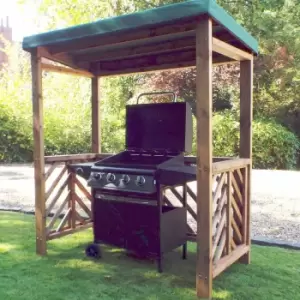 Charles Taylor Dorchester BBQ Shelter with Cover, Green