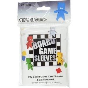 Board Game Sleeves - Standard (fits cards of 63x88mm) - 100 Sleeves