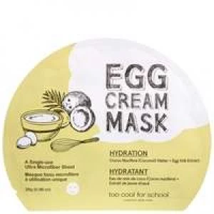 too cool for school Skincare Egg Cream Mask Hydration Set 5 x 28g