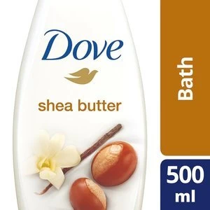 Dove Purely Pampering Shea Butter Caring Cream Bath 500ml