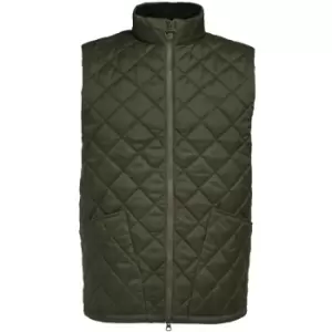 Barbour Mens Monty Gilet Olive Small