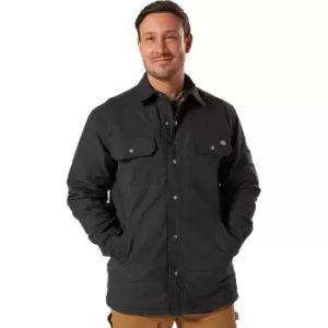 Dickies Mens Flex Duck Comfortable Cotton Blend Shirt Jacket Small