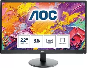 AOC 22" E2270SWHN Full HD LED Monitor