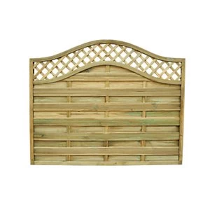 Forest Garden Pressure Treated Bristol Fence Panel - 6 x 5ft Pack of 3