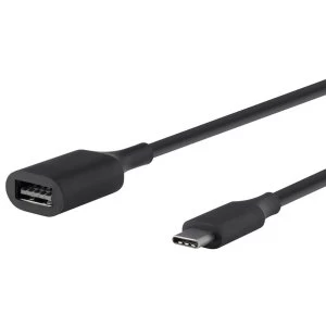 Urbanz INC-USBCM-MF015M Incredi-Cables USB Type C (male) to Micro USB Adaptor (female) - Black