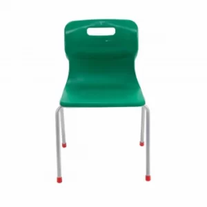 TC Office Titan 4 Leg Chair Size 4, Green