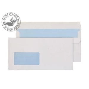 Purely Everyday White Self Seal Wallet Window DL 121x235mm Ref 16884