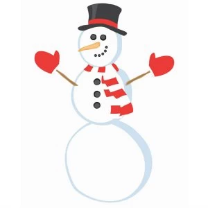 Robert Dyas Wall Pops Snowman Wall Sticker