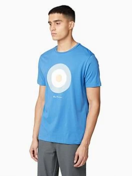 Ben Sherman Signature Target T-Shirt - Blue, Size S, Men