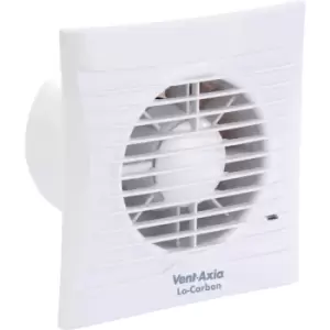 Vent-Axia Silhouette 150X Axial Bathroom, Kitchen and Toilet Fan - 454059