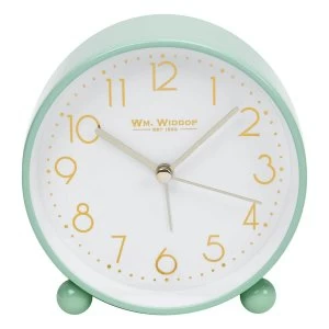 Duck Egg Metal Alarm Clock with Gold Dial
