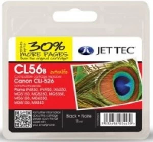 JetTec Canon CLI526 Black Ink Cartridge