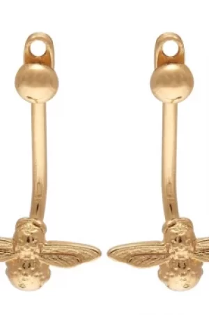 Ladies Olivia Burton Gold Plated Sterling Silver 3D Bee Earrings OBJ16AME01