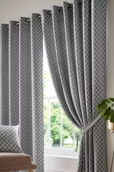 Cotswold Fully Lined Ready Made Ring Top Eyelet Curtains