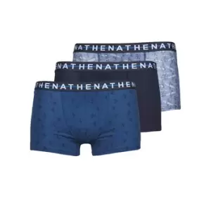 Athena EASY STYLE X3 mens Boxer shorts in Blue - Sizes XXL,S,L,XL
