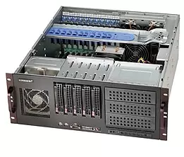 SuperChassis 842XTQC-R804B - Rack - Server - Black - ATX - EATX - micro ATX - 4U - 800 W
