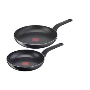 Tefal Easy Cook & Clean Non-Stick 20-28cm Frying Pans Twin Pack