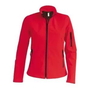 Kariban Womens/Ladies Soft Shell Jacket (S) (Red)