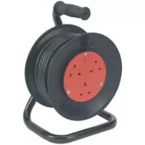 BCR153T Cable Reel 15m 4 x 230V Thermal Trip - Sealey