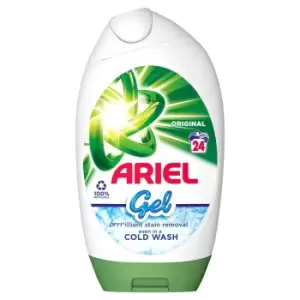 Ariel Original Washing Liquid Laundry Detergent Gel 24 Washes 840ml - wilko
