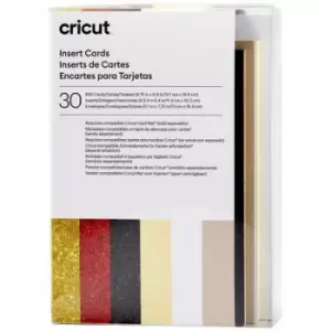 Cricut Insert Cards Glitz & Glam R40 Card set Taupe, Cream, White