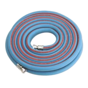 Air Hose 10M X 10MM with 1/4" BSP Unions Extra Heavy-duty