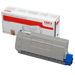 OKI 44318607 Cyan Laser Toner Ink Cartridge