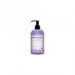 Dr. Bronners Organic Lavender Sugar Soap. 4in1 Organic Pump Soap for Home and Body (12 oz).