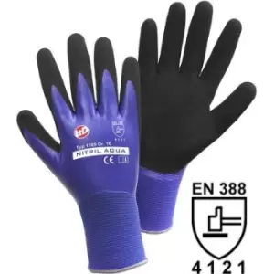 L+D Nitril Aqua 1169-M Nylon Protective glove Size 8, M EN 388 CAT II