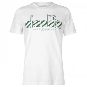 Diadora Logo T Shirt - Gardenia White