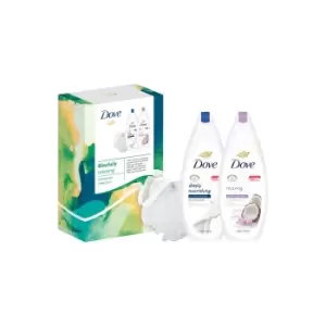 Dove Blissfully Relaxing Body Wash Collection Gift Set - wilko
